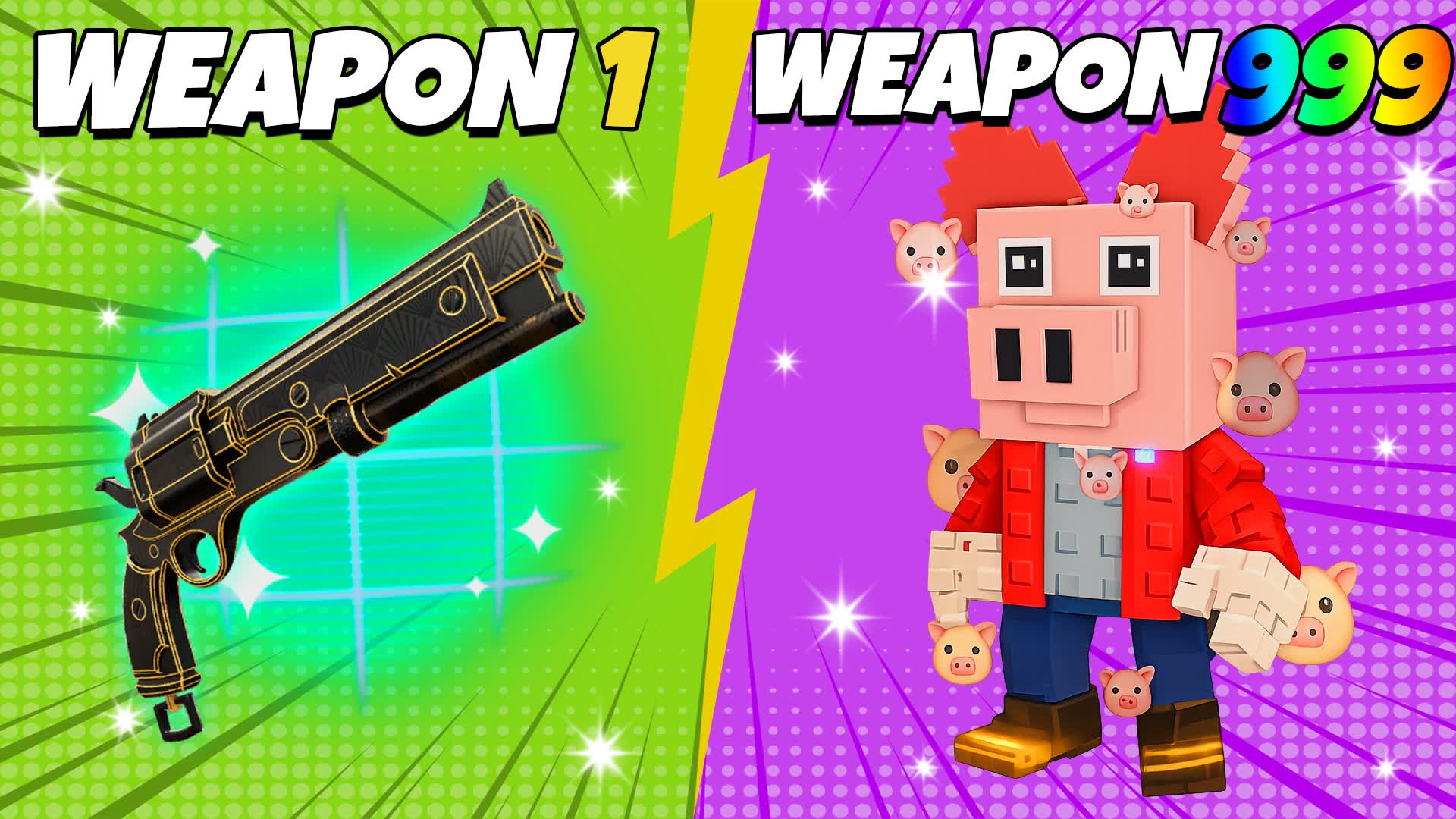 ⭐ULTIMATE BRAINROT GUN GAME⭐ONE SHOT🎯 — Fortnite Creative map