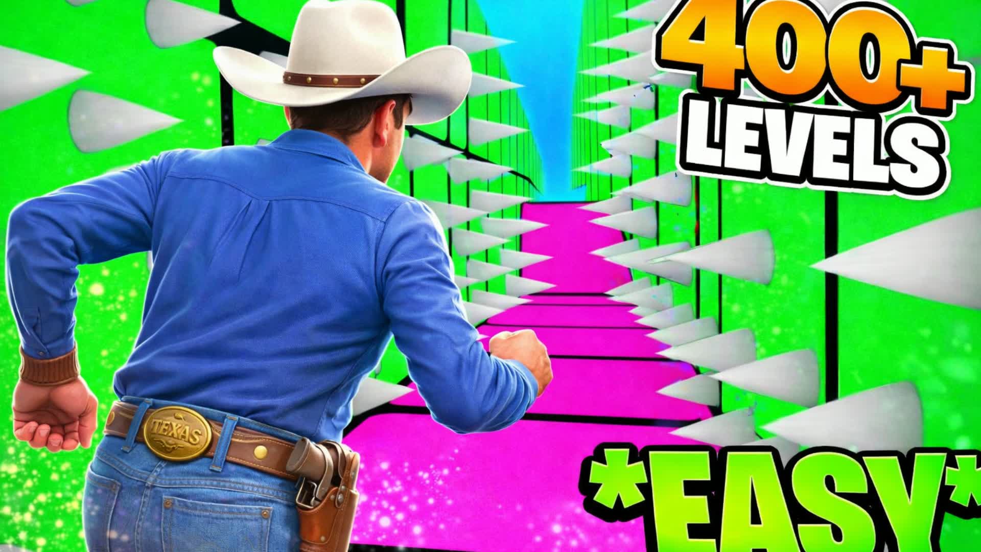 Easy Parkour Deathrun 400+ — Fortnite Creative map