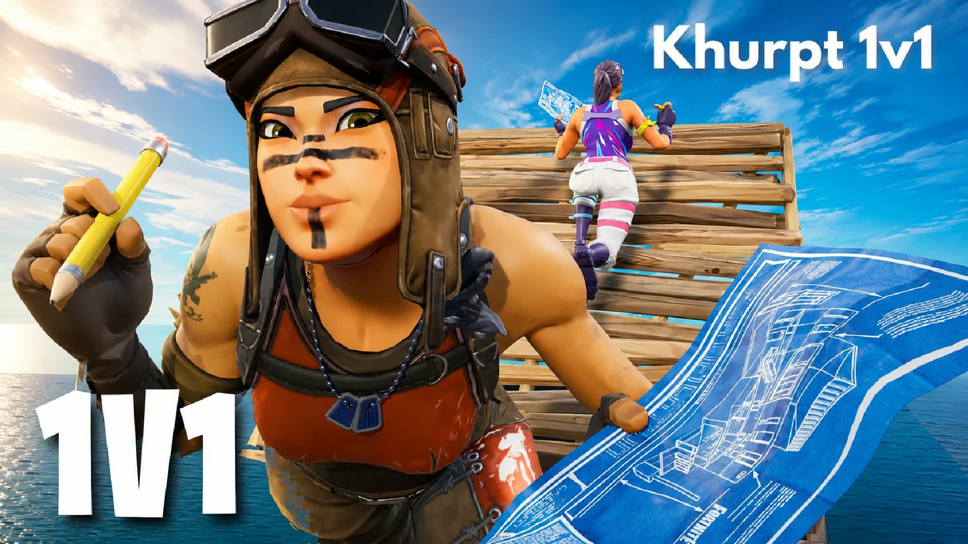 Khurpt 1v1 Build Fights (200 Pumps) โ Fortnite Creative map