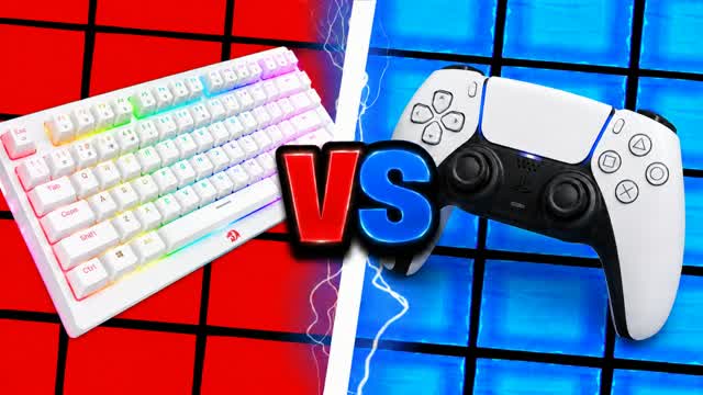 CRAZY PC VS CONSOLE 🔴🔵 (ALL WEAPONS) — Fortnite Creative map