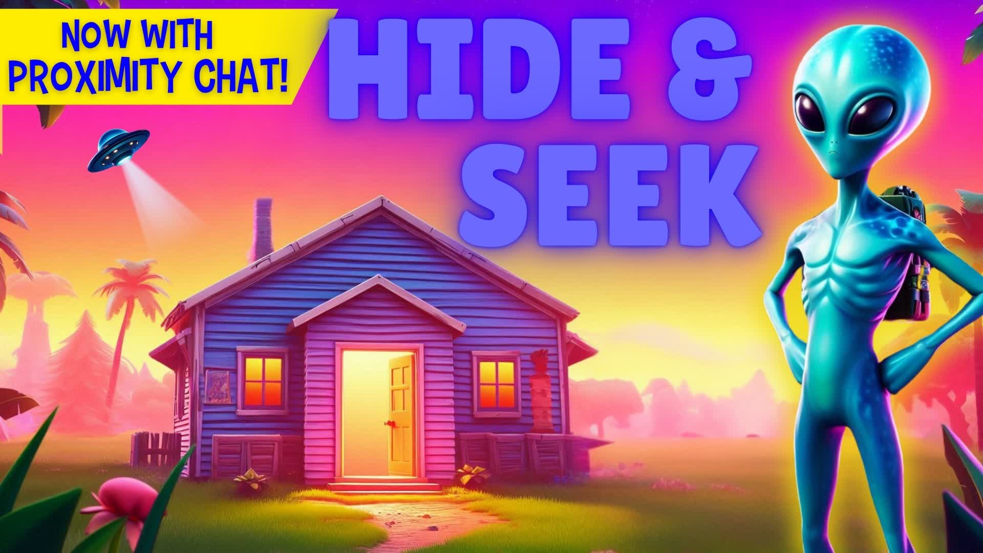 ALIEN HIDE AND SEEK — Fortnite Creative map