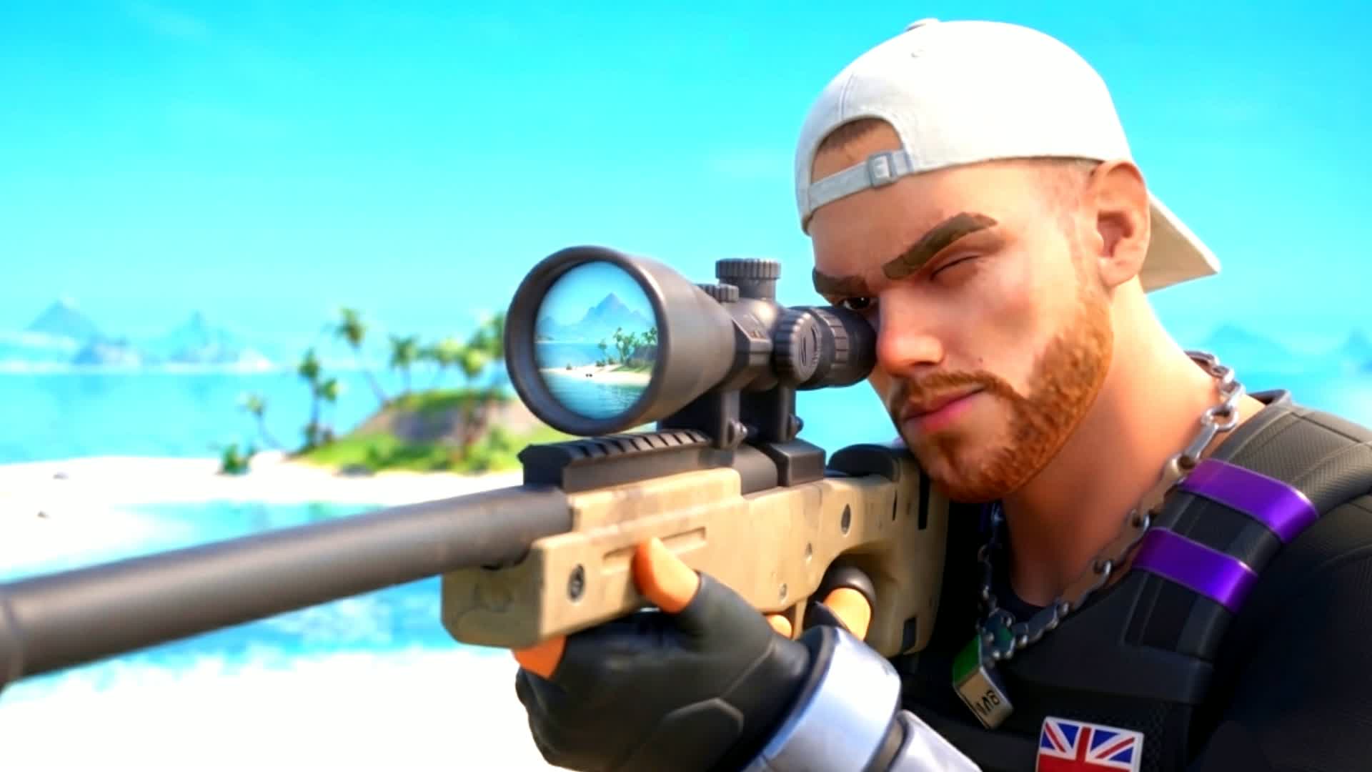 SNIPER ON THE BEACH 🎯🌤️ — Fortnite Creative map