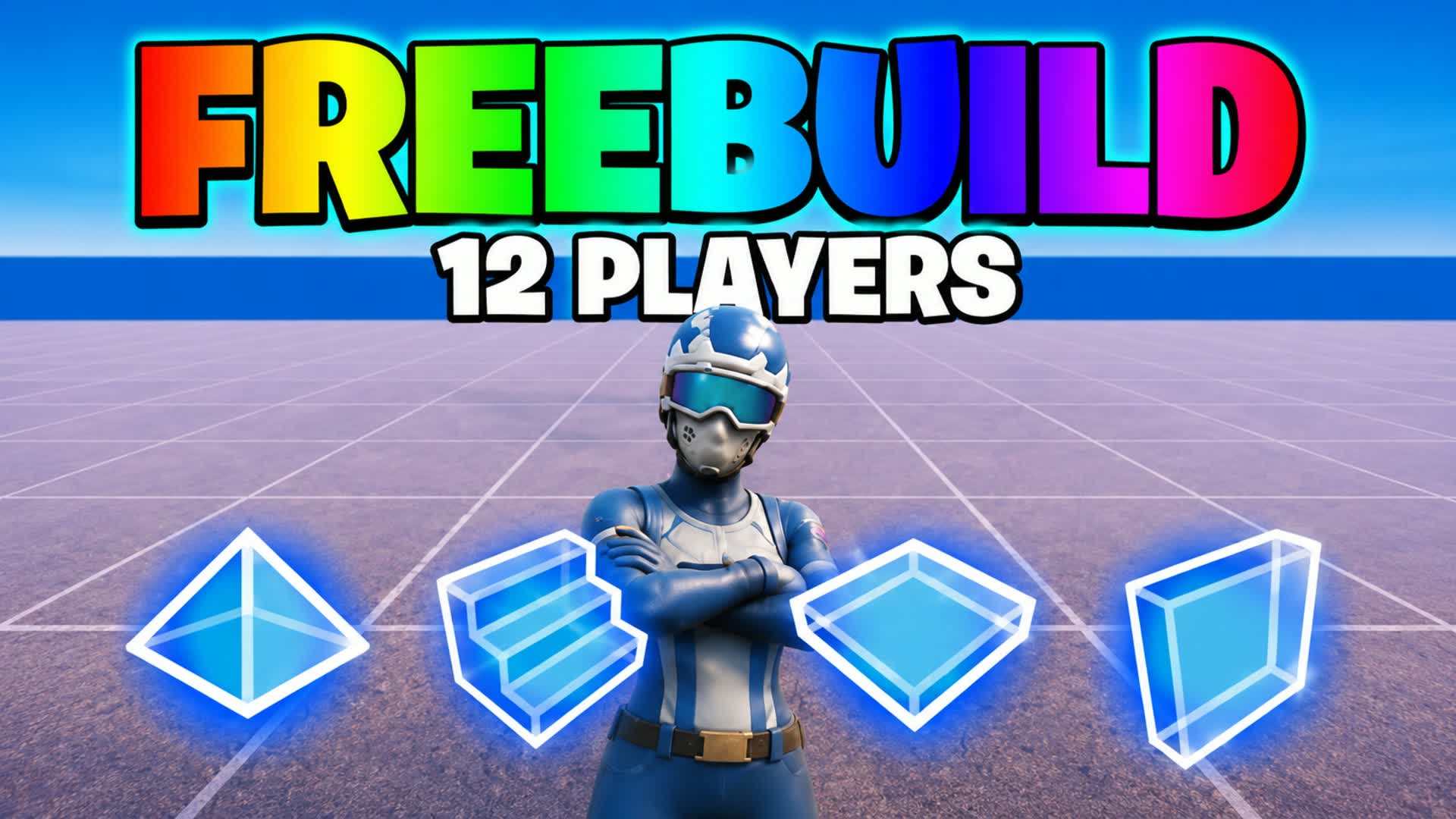 ULTIMATE FREE BUILD โ Fortnite Creative map