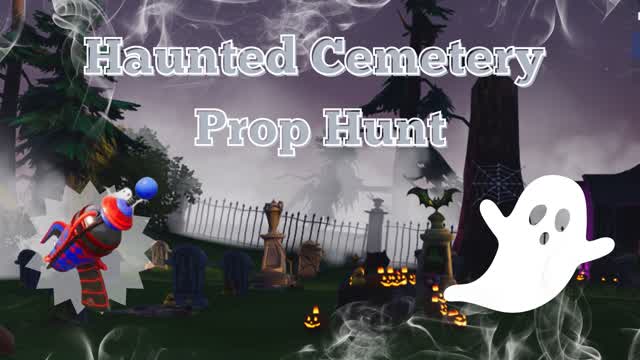 Haunted Cemetery Prop Hunt — Fortnite Creative map