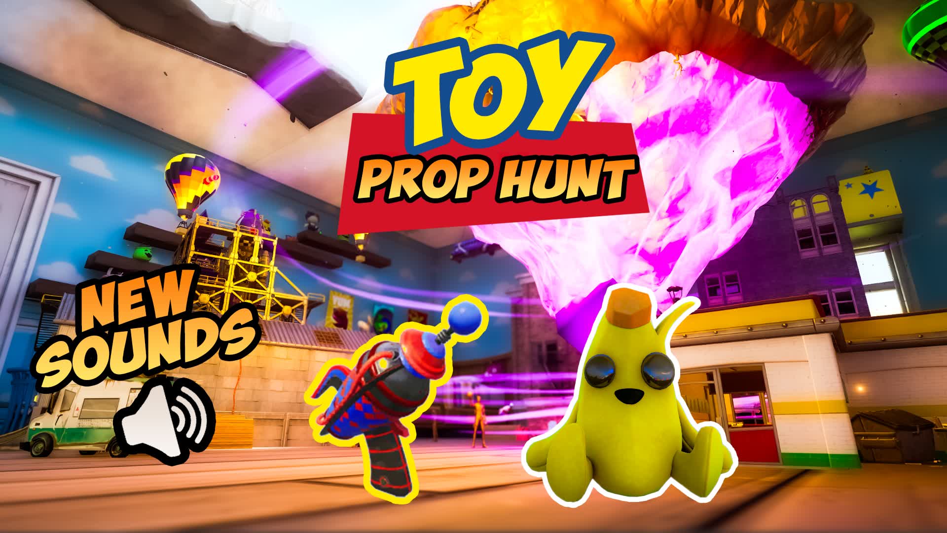 Toy Prop Hunt — Fortnite Creative map