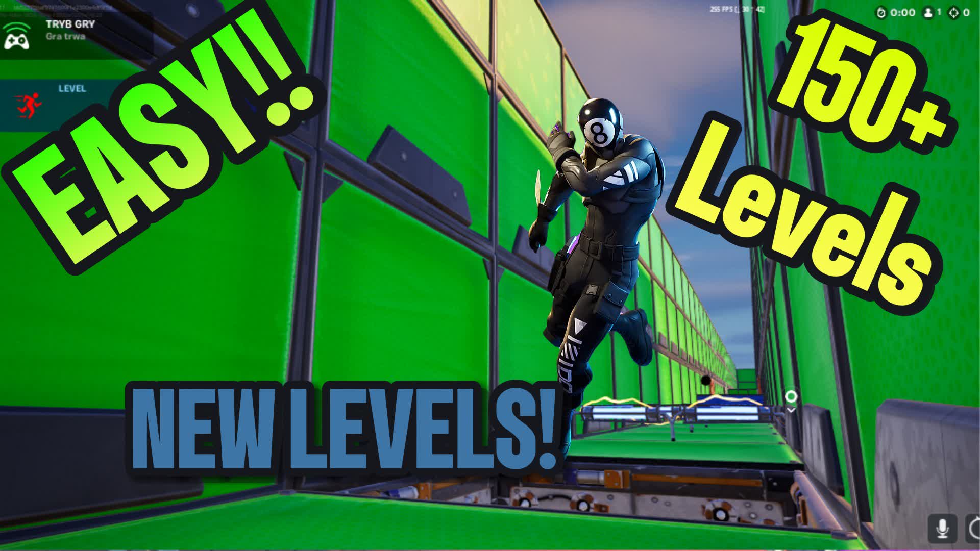 150+ EASY DEATHRUN⭐ — Fortnite Creative map