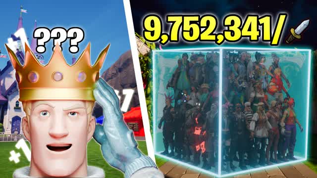 +1 Aura Vs Bots — Fortnite Creative map