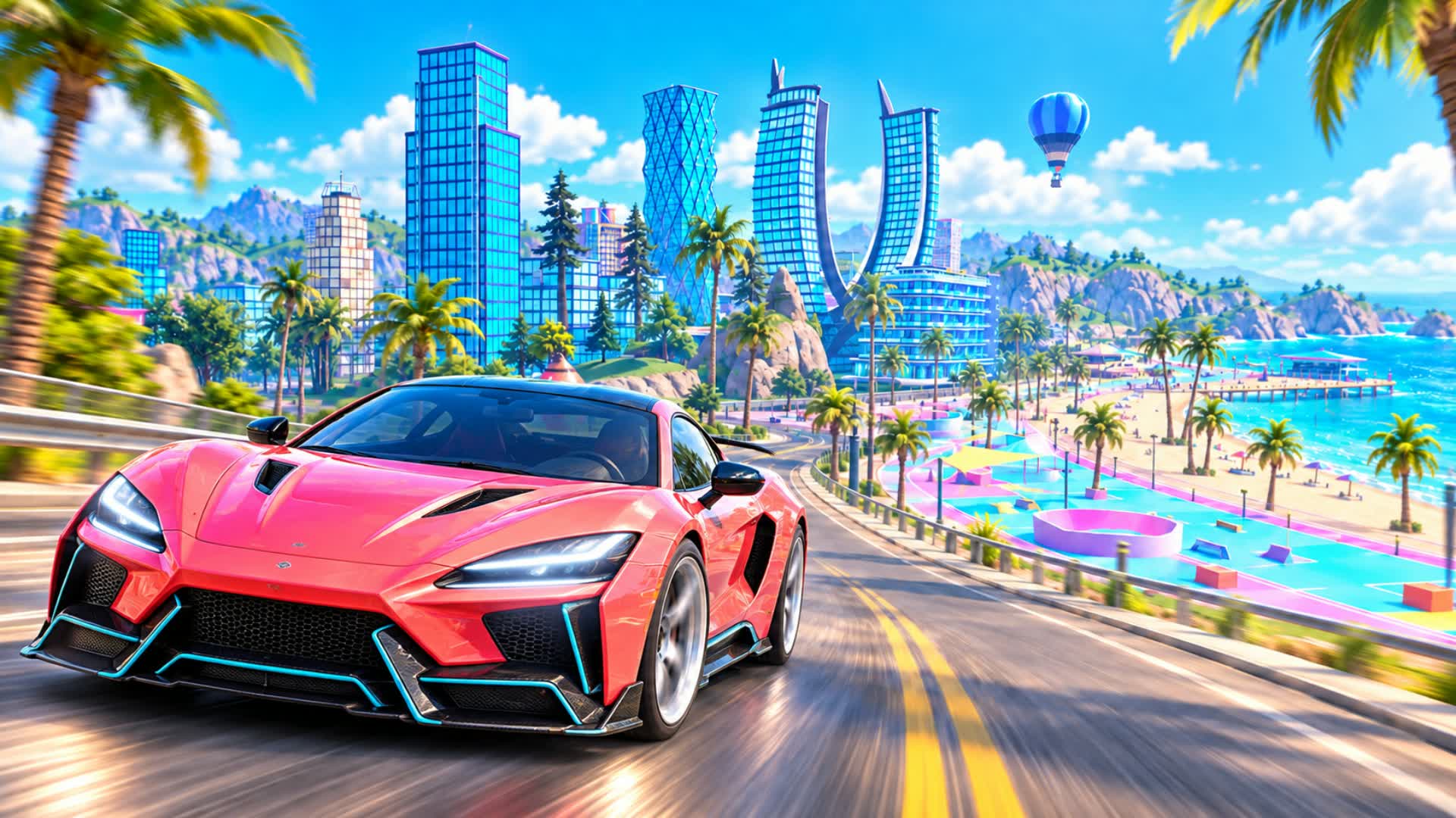 Ocean Drive City π β Fortnite Creative map