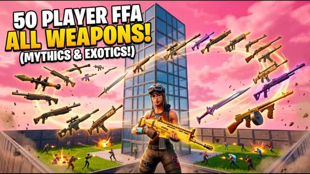 50 PLAYER FFA — Fortnite Creative map
