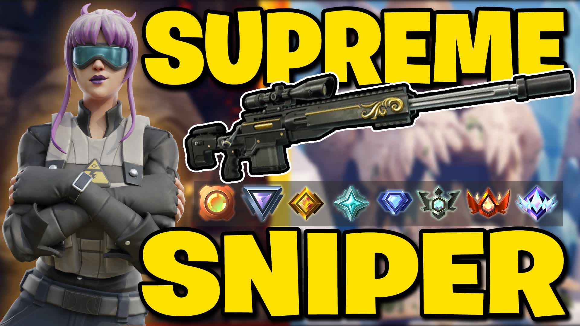SUPREME SNIPER VS RUNNERS β Fortnite Creative map