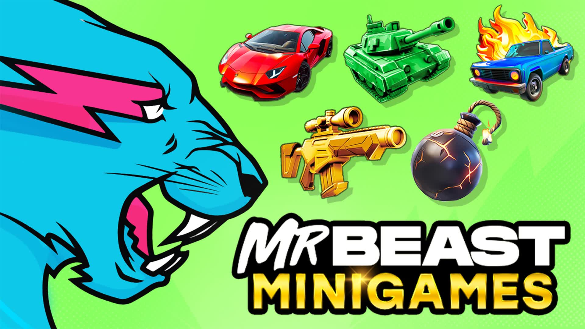 MRBEAST MINIGAMES ๐ฏ โ Fortnite Creative map
