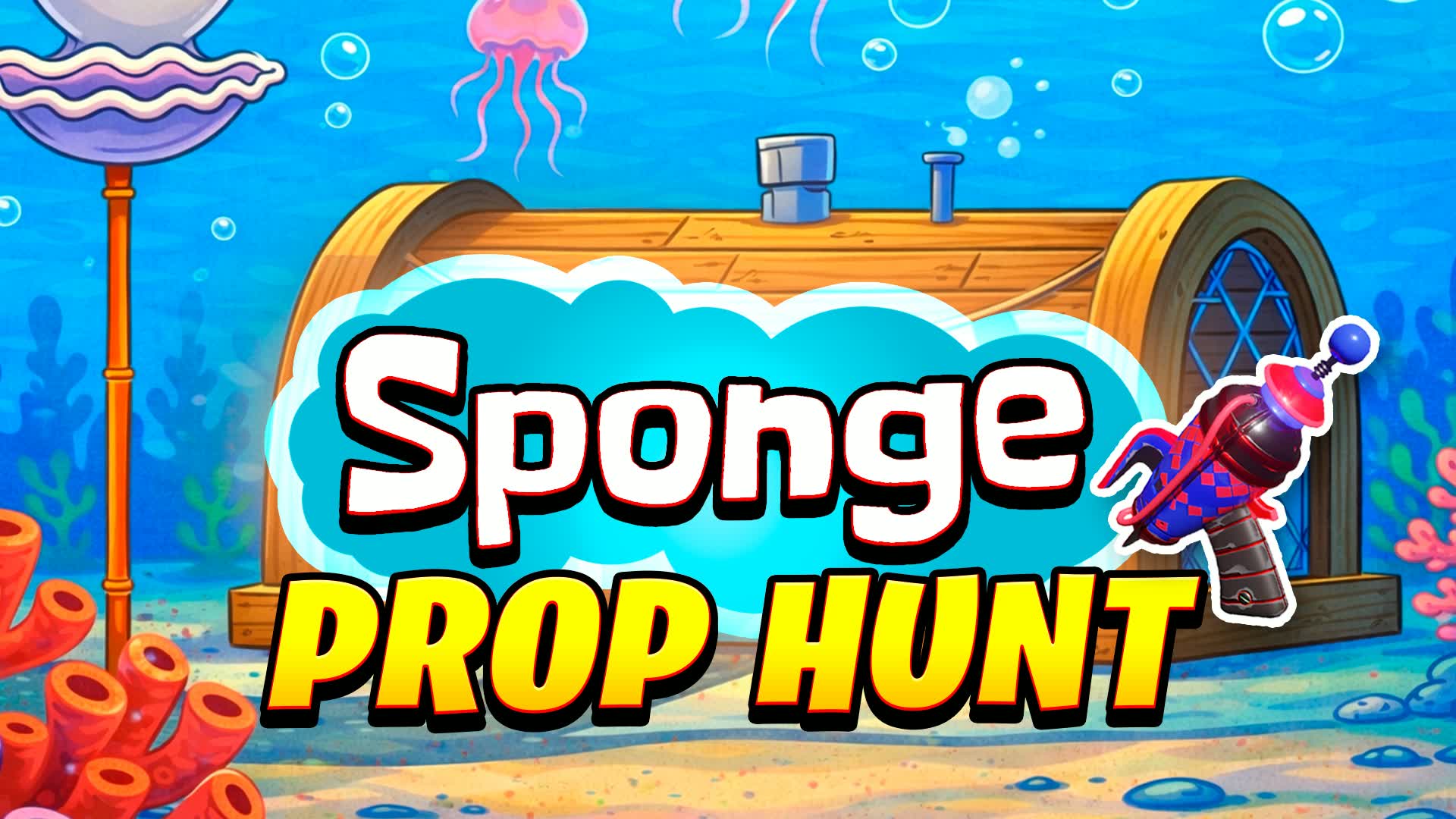 PROP HUNT ๐ค SPONGE โ Fortnite Creative map