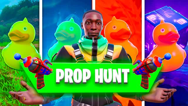 HIDE AND SEEK COLORS PROP HUNT — Fortnite Creative map