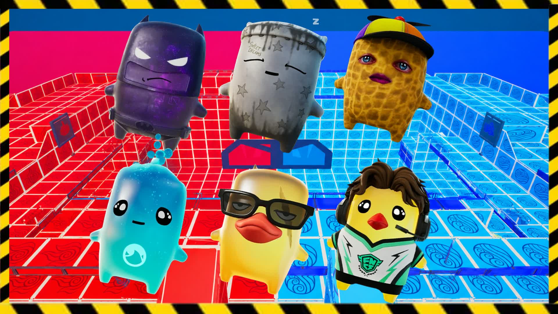 RED VS BLUE MARTELLO — Fortnite Creative map