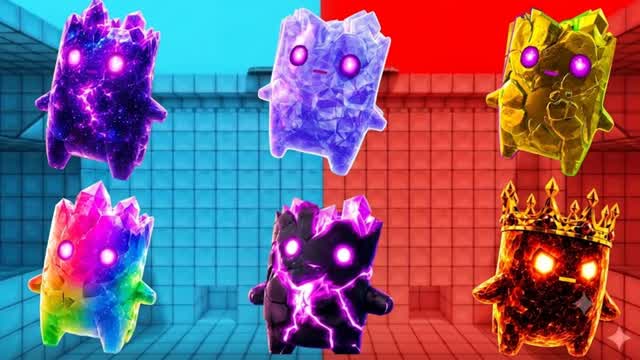 RED VS BLUE KING FIRE — Fortnite Creative map