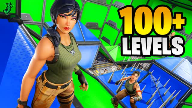 OG DEFAULT DEATHRUN! PARKOUR 100+ — Fortnite Creative map