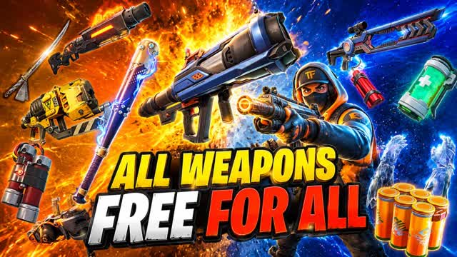 SUPER GUNS- FREE FOR ALL — Fortnite Creative map