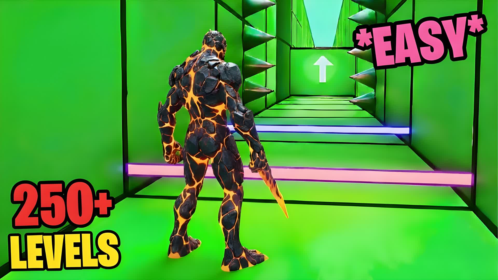 DEFAULT DEATHRUN 250 LEVELS — Fortnite Creative map