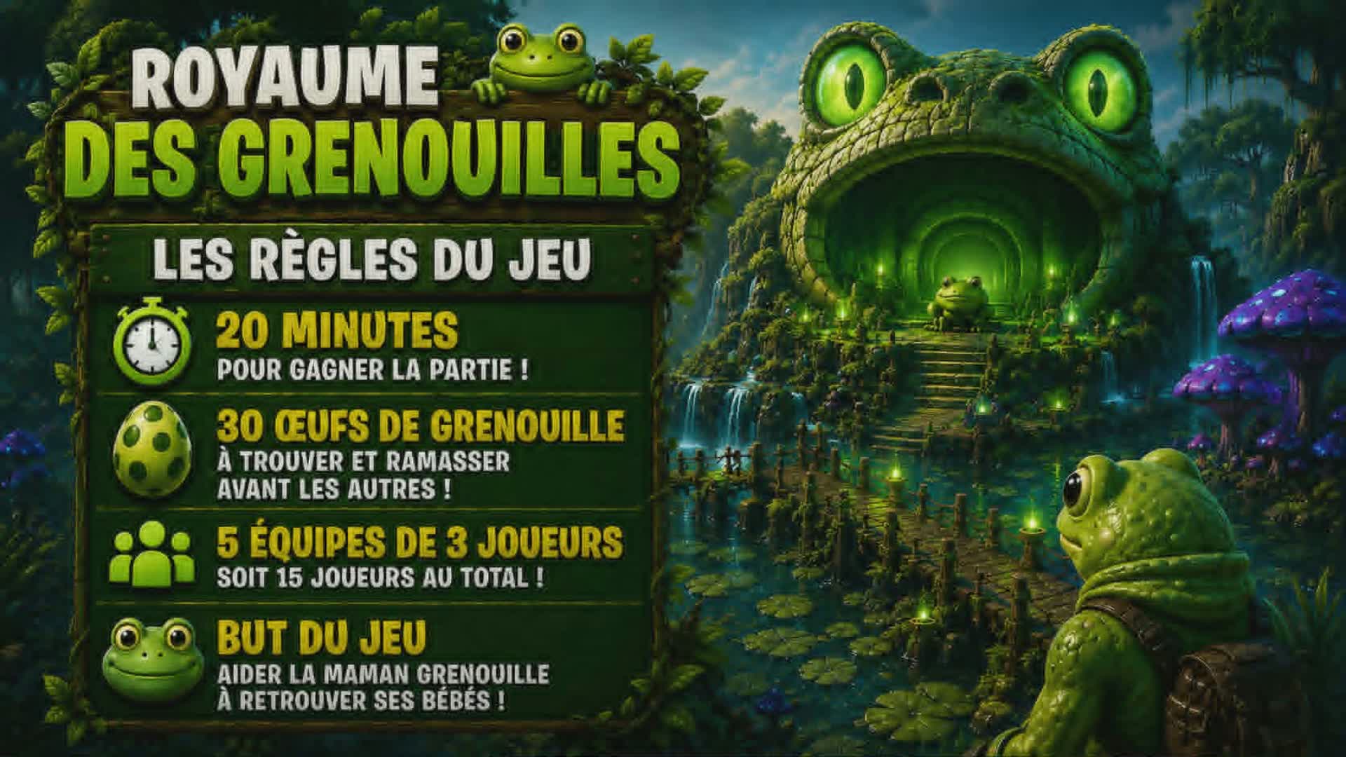 Le Royaume des Grenouilles — Fortnite Creative map