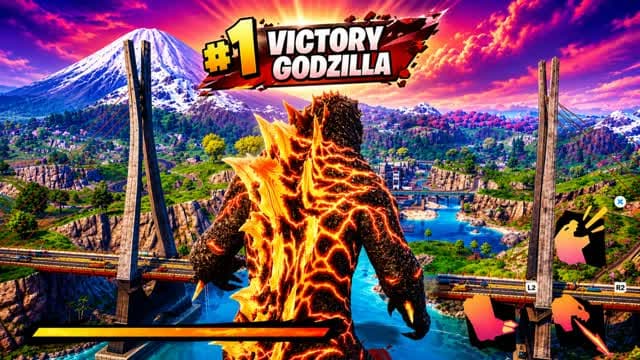 GODZILLA BOSS FIGHT - FFA β Fortnite Creative map