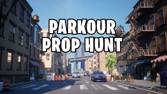 PARKOUR CITY PROP HUNT — Fortnite Creative map