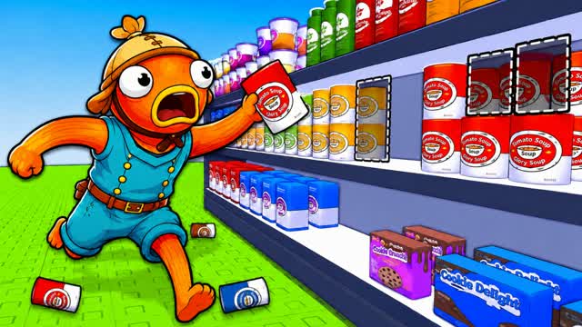 Clean The Supermarket! 🛒 — Fortnite Creative map