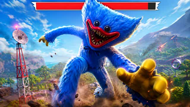 HUGGY BOSS FIGHT EVENT - BOSSFIGHT β Fortnite Creative map
