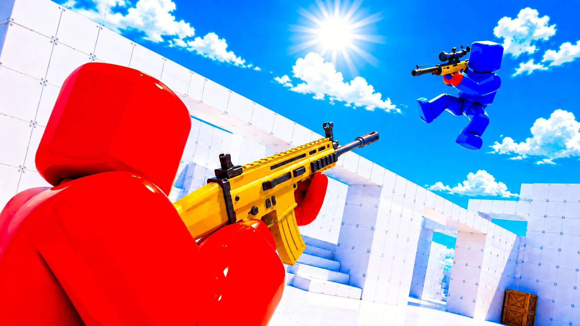 RVB RED VS BLUE CRAZY β Fortnite Creative map