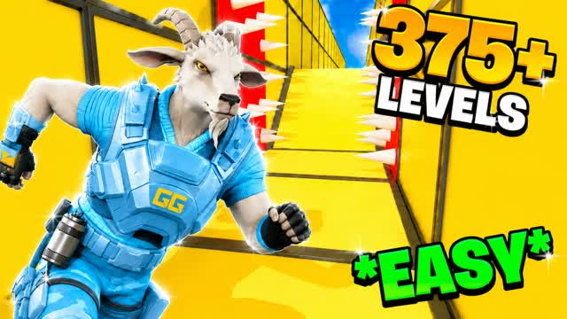EASY PARKOUR 375+ — Fortnite Creative map
