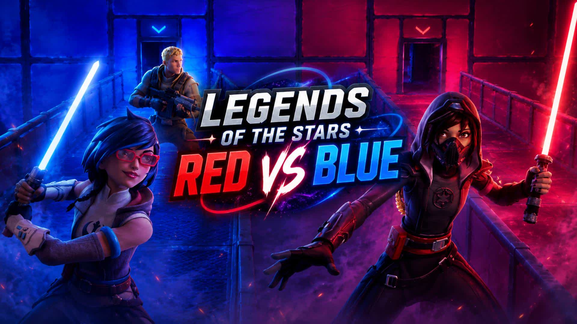 Legends of the Stars (Red vs Blue) — Fortnite Creative map