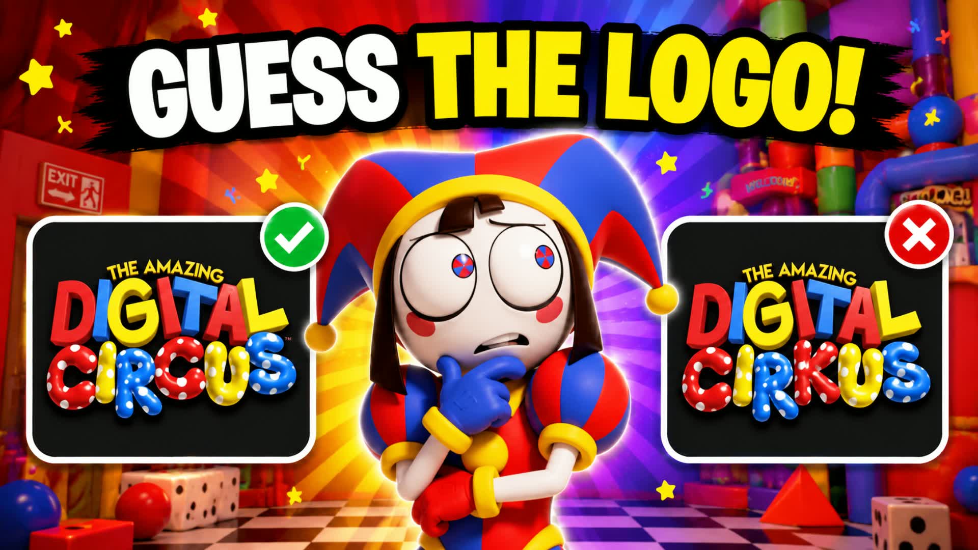 GUESS THE LOGO CIRCUS — Fortnite Creative map