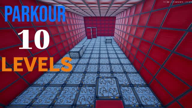 PARKOUR 10 LEVELS — Fortnite Creative map