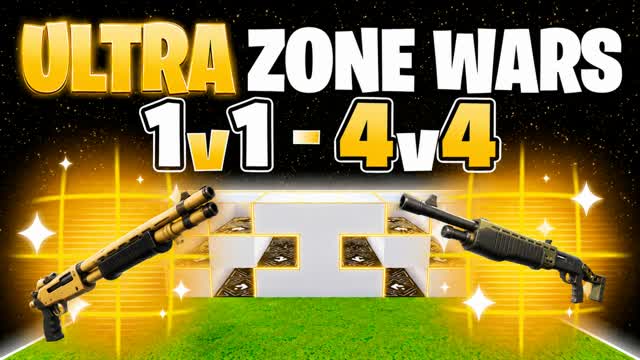 ULTRA ZONE WARS ( 1V1 TO 4V4 ) — Fortnite Creative map