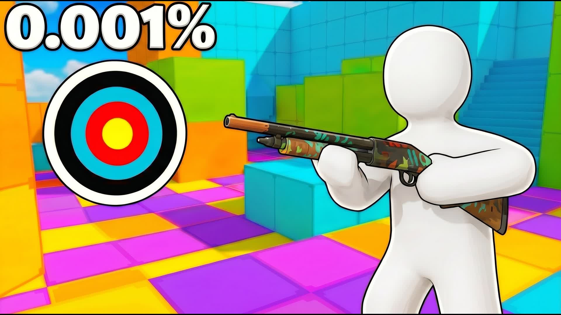 CRAZY TRICKSHOT PARKOUR🎯(67+ LEVELS) — Fortnite Creative map