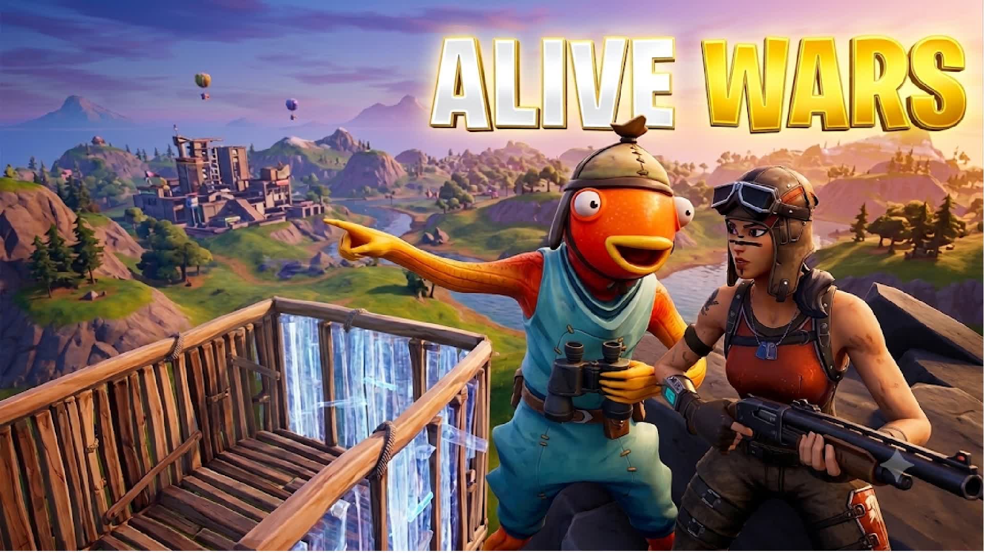 Alive wars — Fortnite Creative map