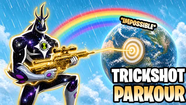 BRAINROT๐ฅTRICKSHOT PARKOUR๐ฏ+100 LEVELS โ Fortnite Creative map