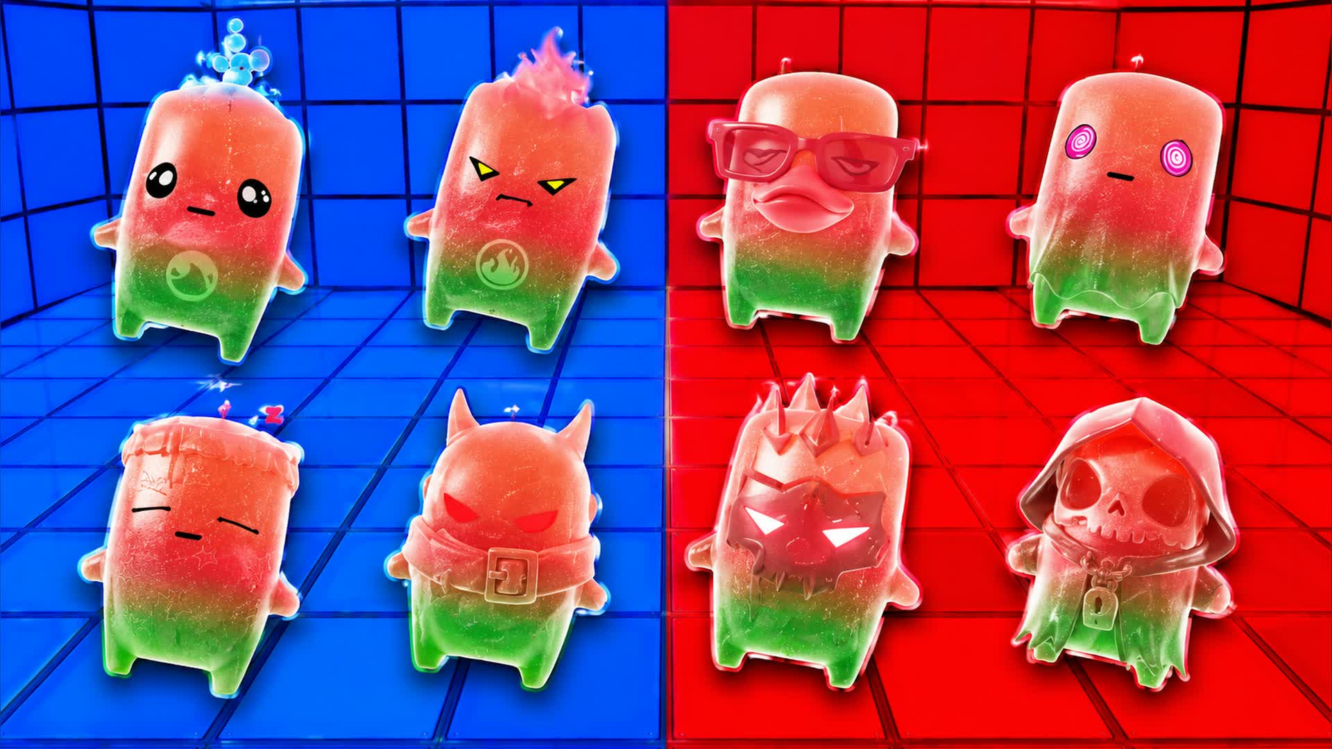 RED VS BLUE POWER ARC π΄π΅ β Fortnite Creative map