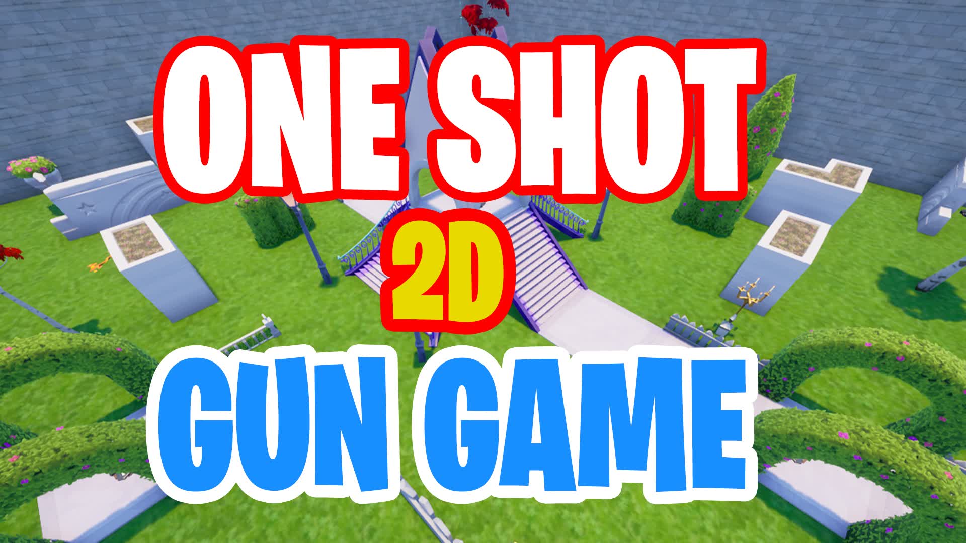 2D-GUN GAME-ONE SHOT — Fortnite Creative map