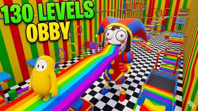 🎪130 LVL CIRCUS OBBY EASY🎪 — Fortnite Creative map