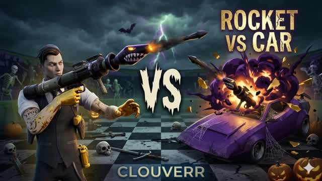 lance Rocket VS CAR — Fortnite Creative map