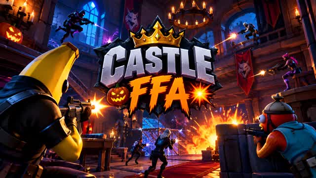 💥🎃castle FFA — Fortnite Creative map