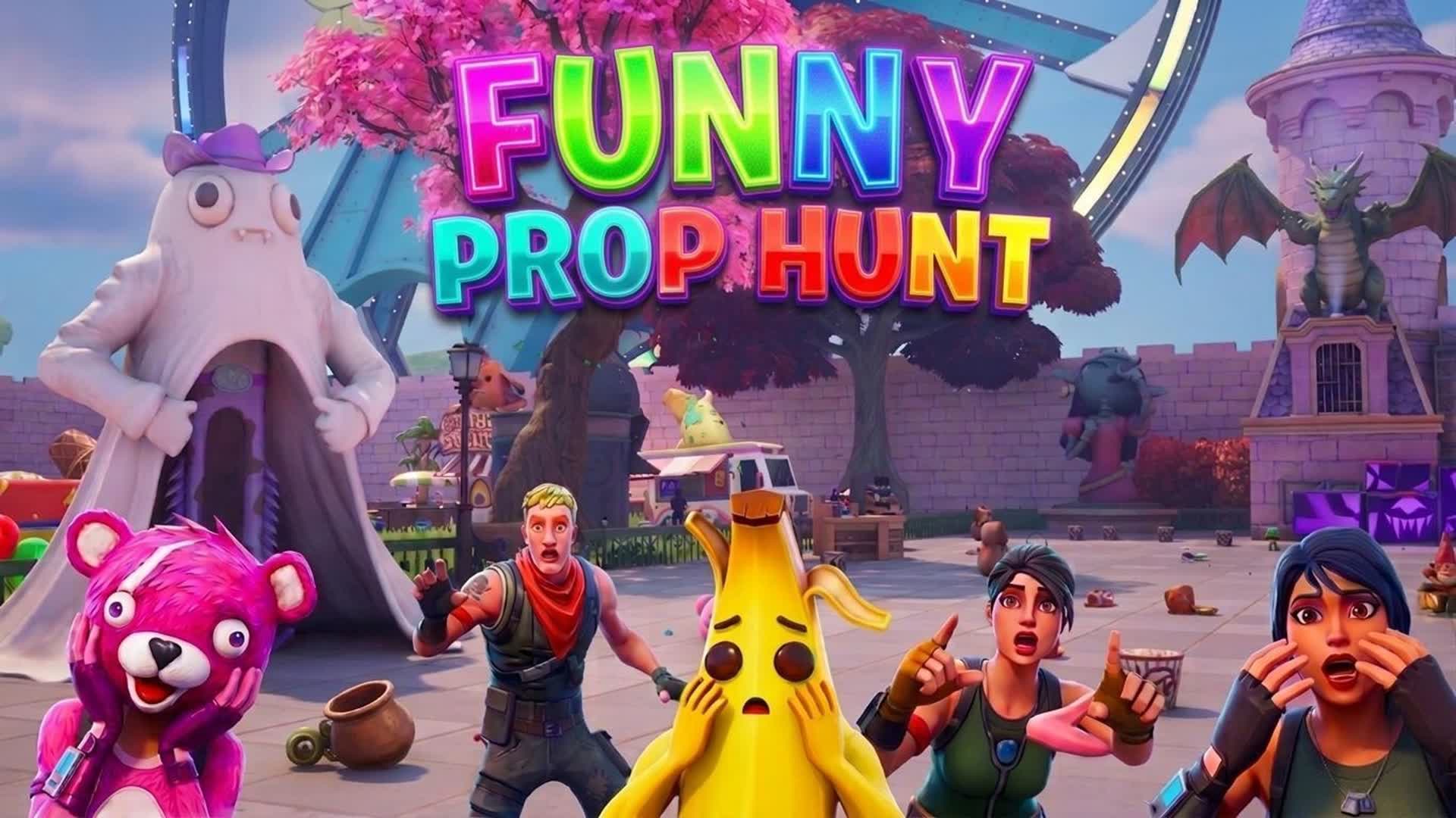 Funny Prop Hunt — Fortnite Creative map