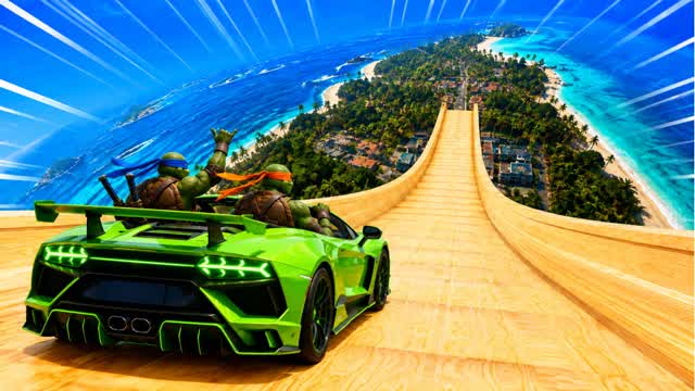 EXTREME RACE- CAR GAME — Fortnite Creative map