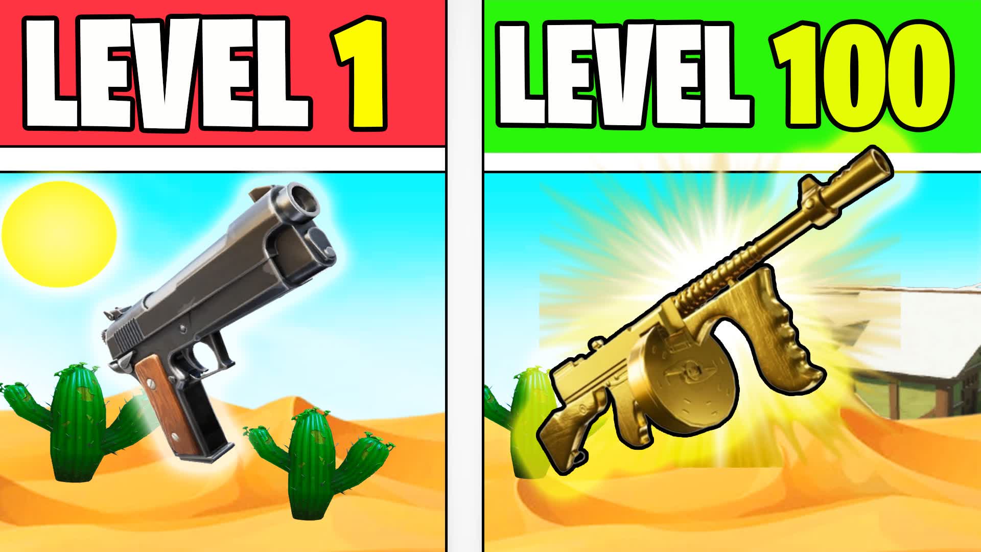FIRST PERSON GUN GAME — Fortnite Creative map