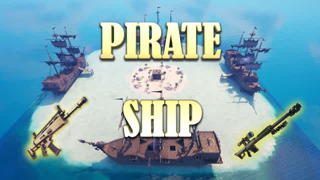 PIRATE SHIP ZONE WARS — Fortnite Creative map