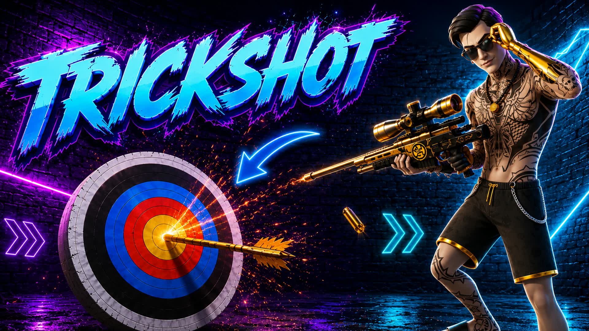 CRAZY TRICKSHOT โ Fortnite Creative map