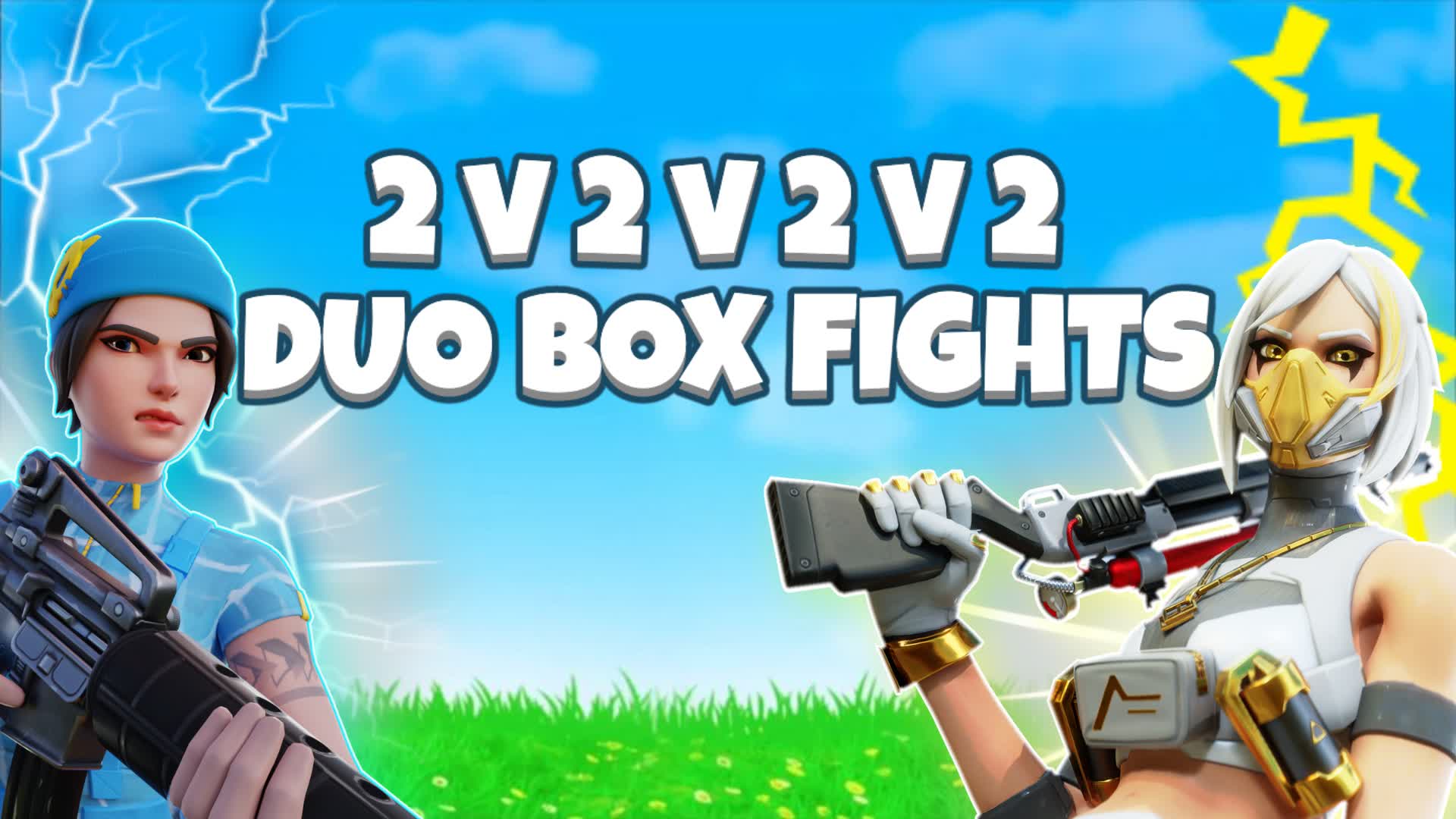 BOX FIGHTS π¦ (2v2v2v2) β Fortnite Creative map