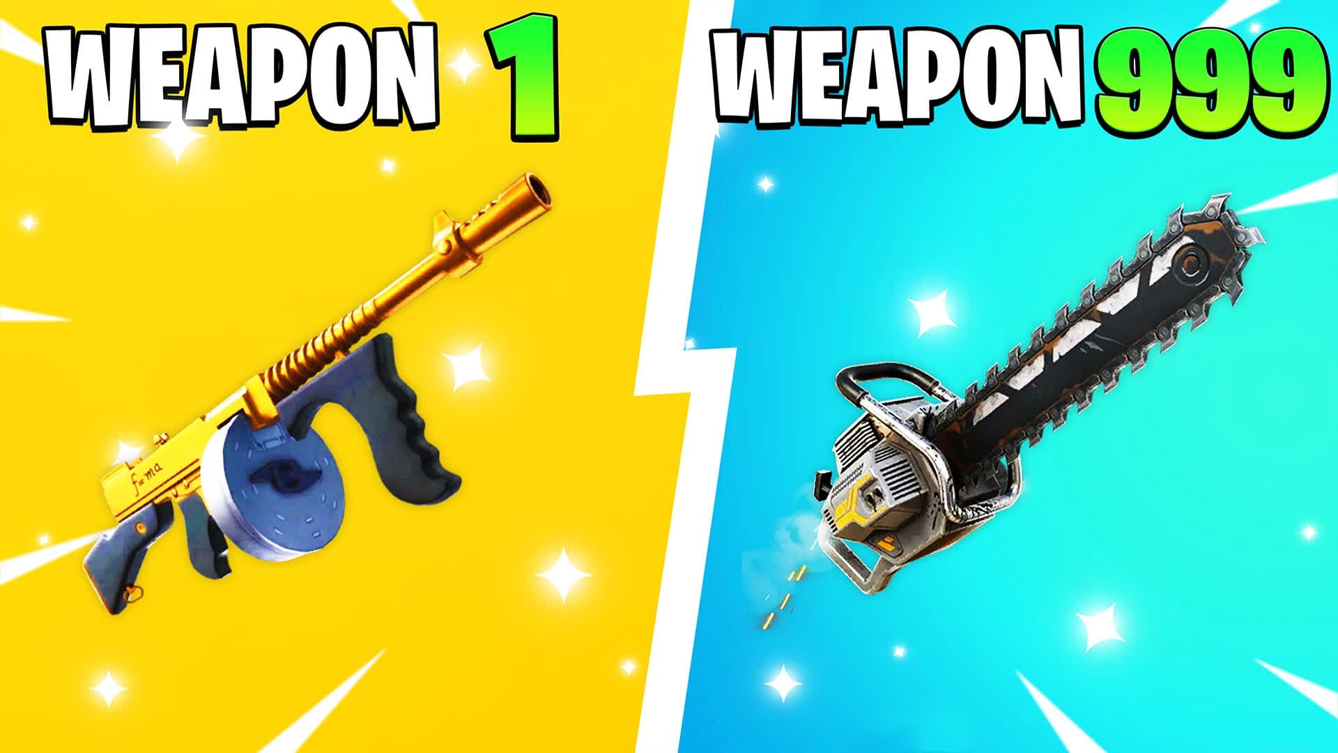 ⭐ EXOTIC SHARK GUN GAME 🔫 ONE SHOT — Fortnite Creative map