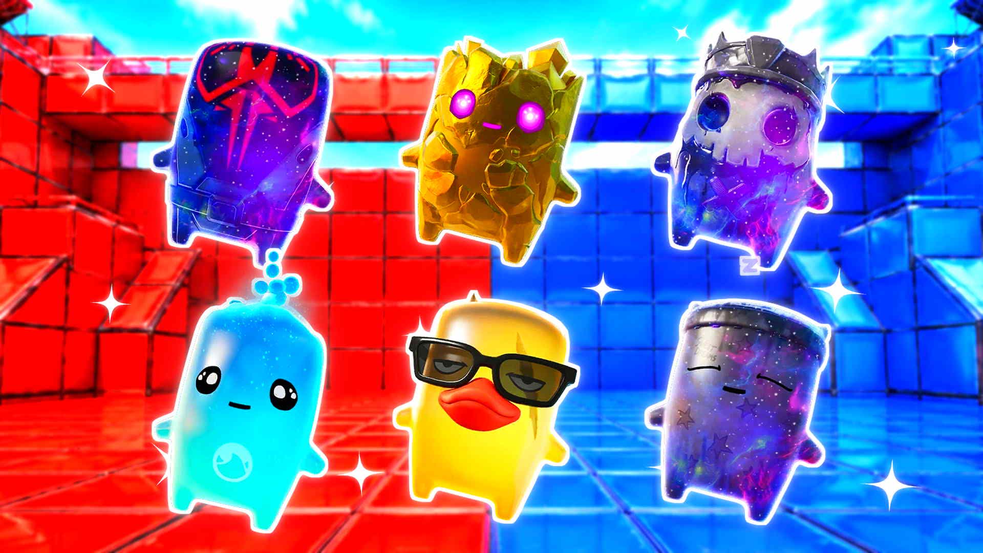 RED VS BLUE SKYBRIDGE π΄π΅ β Fortnite Creative map