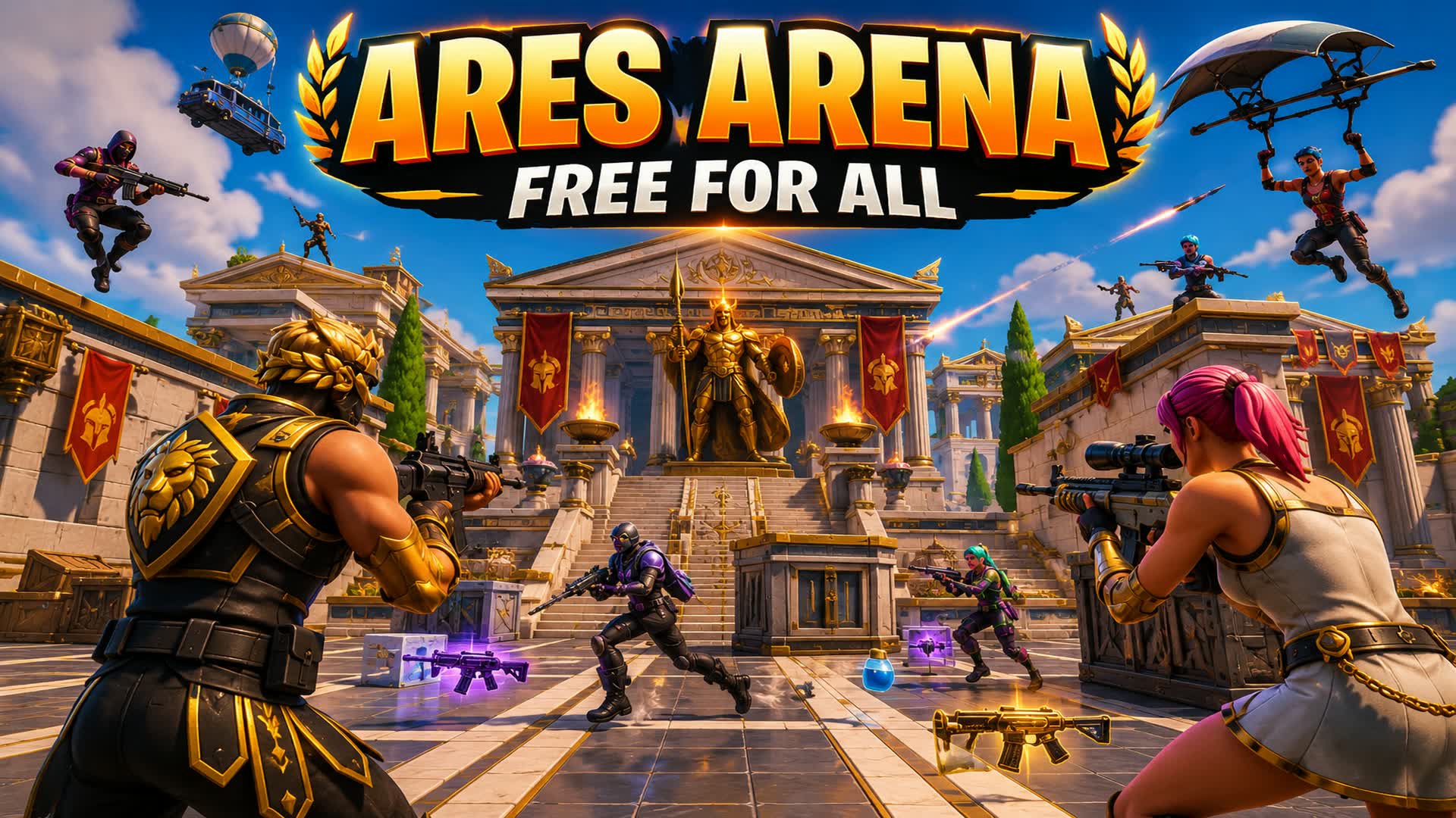 Ares Arena — Fortnite Creative map